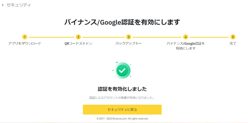 バイナンス口座の作り方の写真